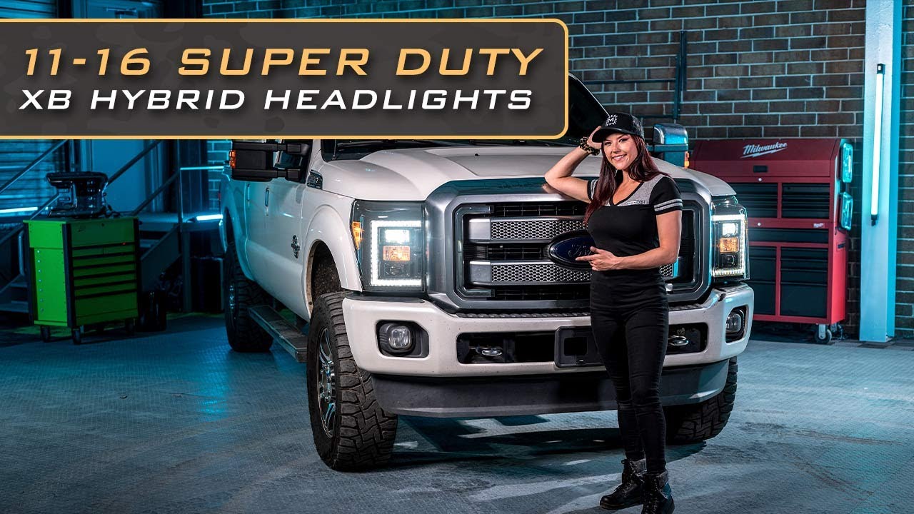 Morimoto XB Hybrid LED headlights for 2011-2016 Ford Super Duty