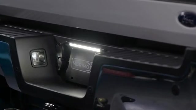 Morimoto Boost Bar mounted near license plate area