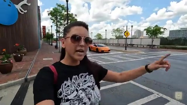 Gumball 3000 event setup at Atlantic Station in Atlanta