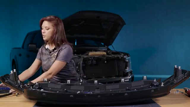Transferring OEM hardware and Ford emblem to the Morimoto XBG grille